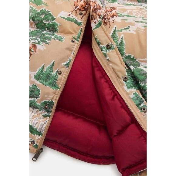 Women’s Dairy Boy Mountain Puffer Horse Country Tan Size XS/S - Picture 4 of 6